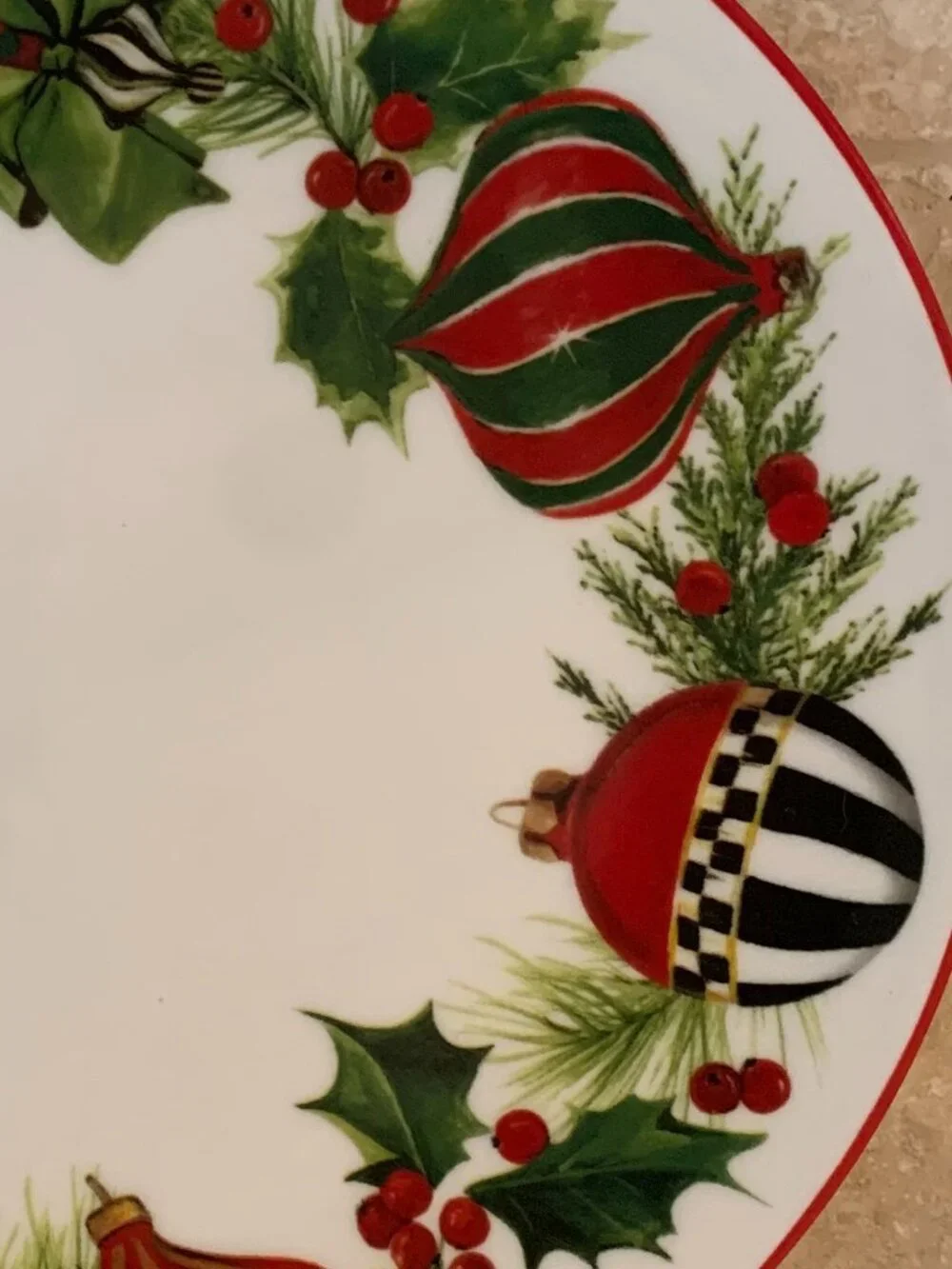 MacKenzie-Childs Cookie Salad Plate New in Box